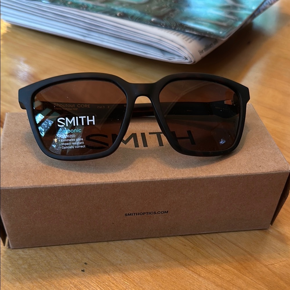 SMITH Matte Tortoise Sunglasses